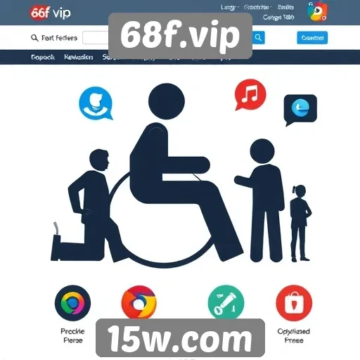 Acessibilidade e compatibilidade do site 68f.vip